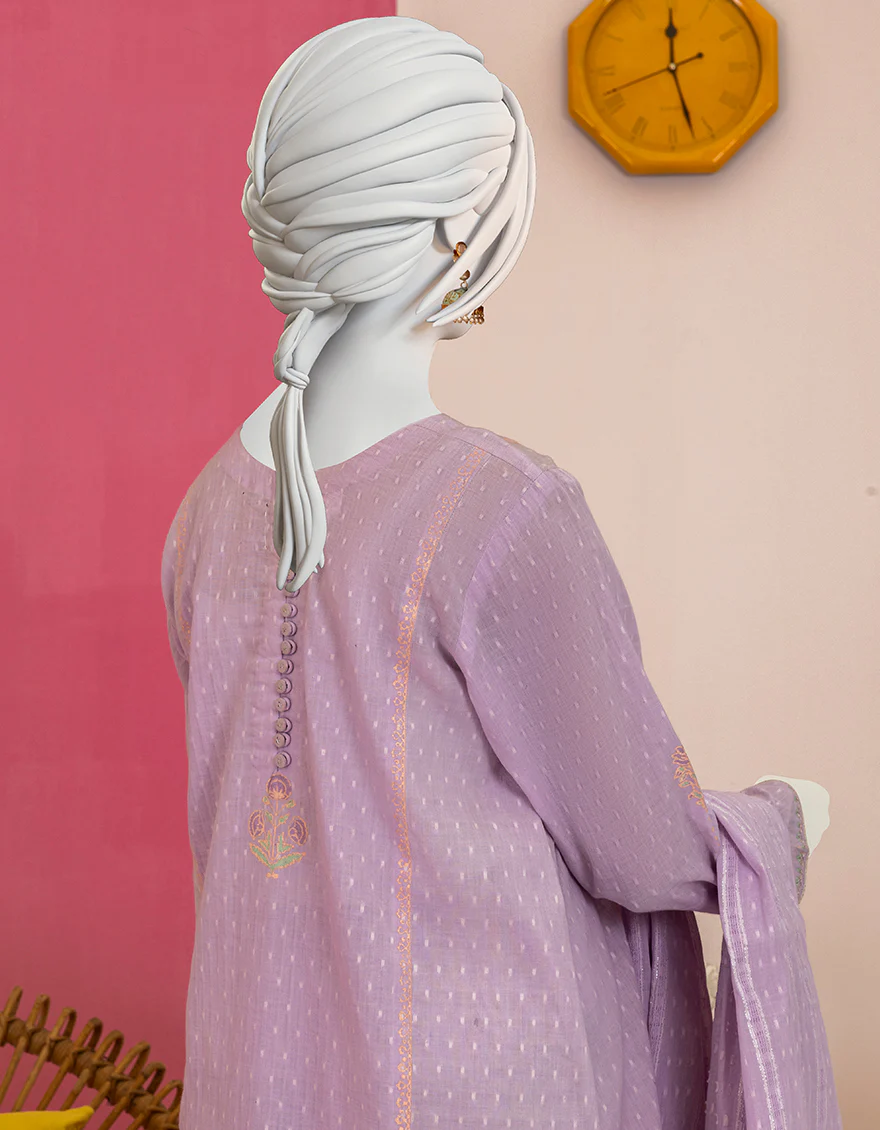 PURPLE DOBBY 3PC STITCHED | JGK-S-YGTL-605-24 FB - Image 2