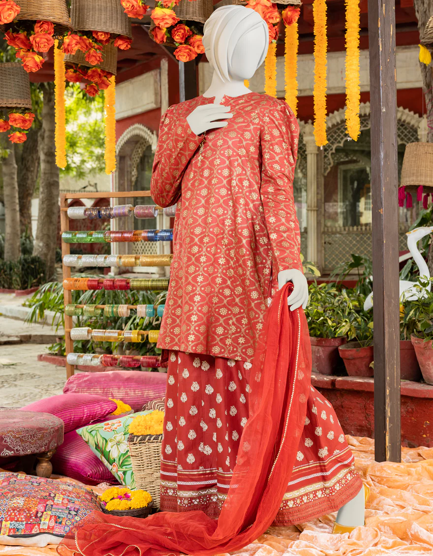 RED LAWN 3PC STITCHED | JGK-YGTL-S-US-628-23 FB/NYCHA-719