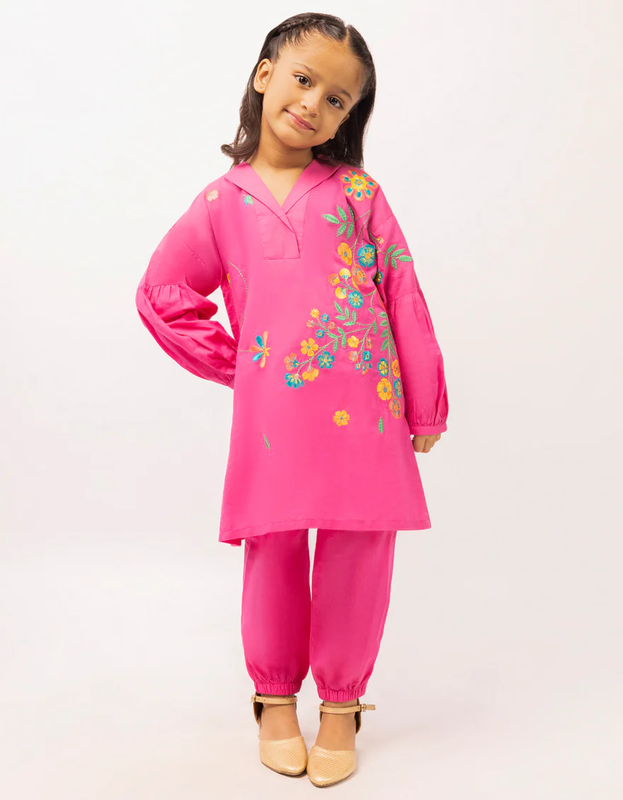 PINK LAWN 2PC STITCHED | JGKL-S-JGST-26-5684 FB/SOLIDS-02