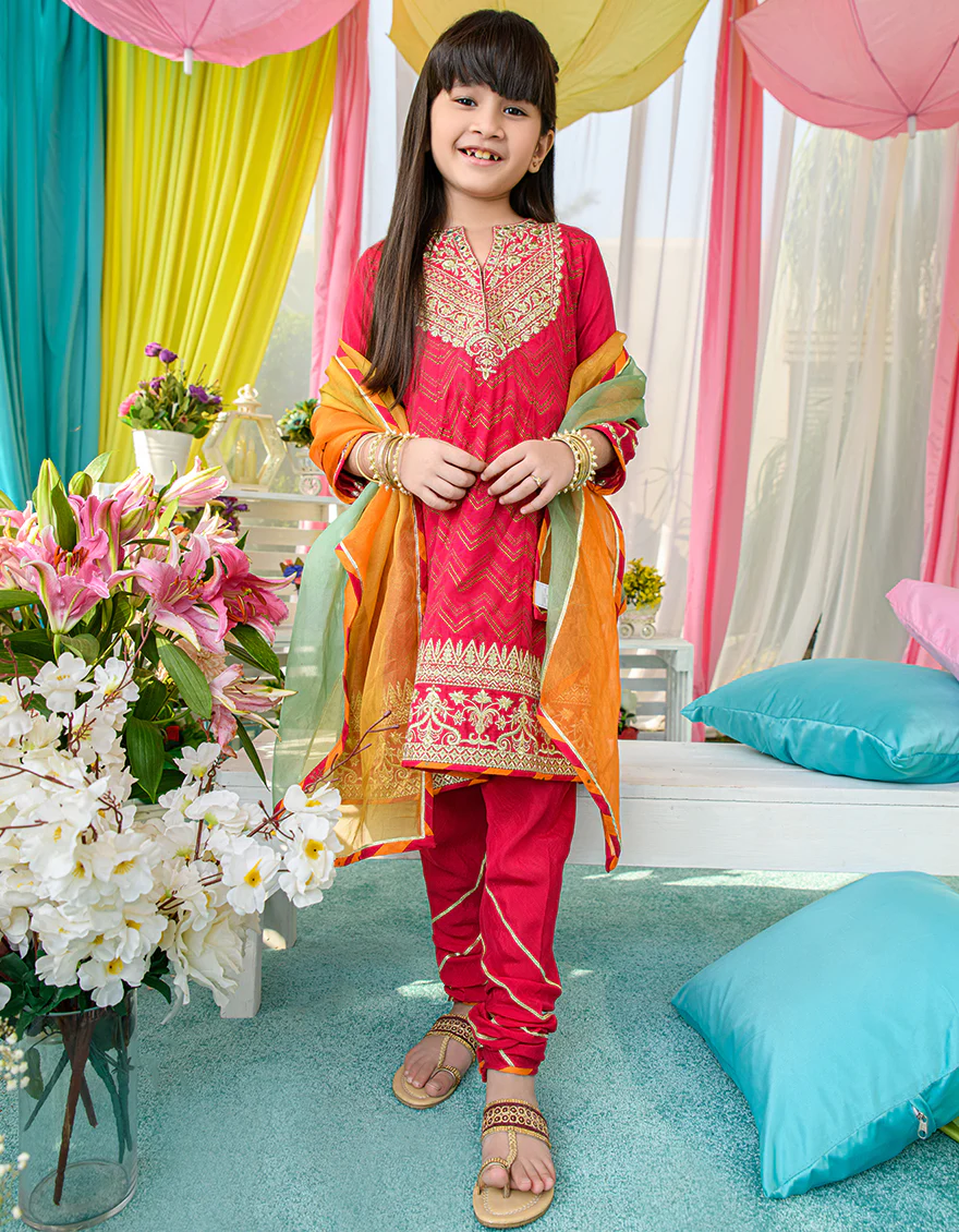 PINK COTTON 3PC STITCHED | JGKL-S-JJGS-US-22-020 FB/MF-419