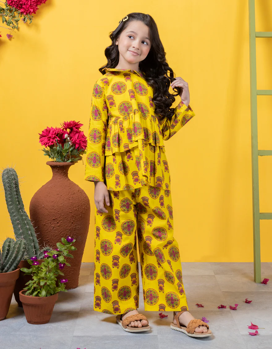 YELLOW LAWN 2PC STITCHED | JGKL-S-JK2-24-5647 FB/ARTSY-01