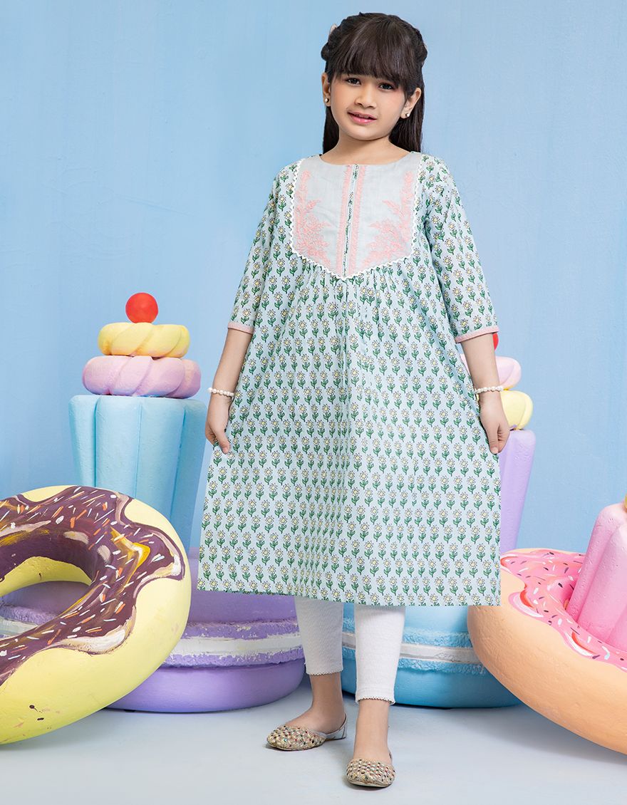 GREEN LAWN KURTI | JGLK-S-US-22-2513 FB/FANTASY-1-22