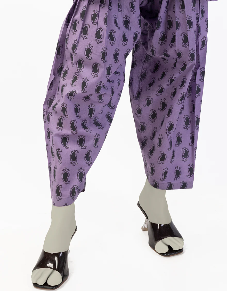LILAC LAWN SHALWAR | JGT-S-JTT-25-4045 FB/ESSENTIAL- T-16
