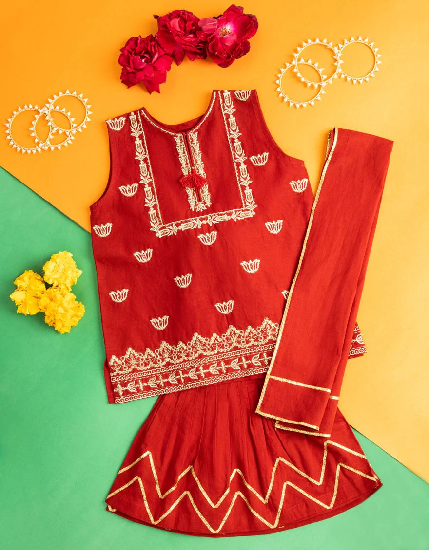 RED 3PC STITCHED | JIK-S-JGIN-US-22-020 FB/RFD