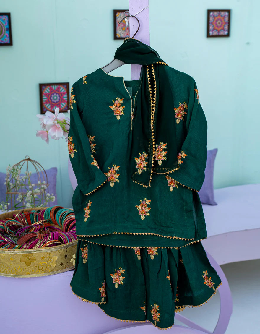 GREEN 3PC STITCHED | JIK-S-JGIN-US-23-059 FB/FF-272