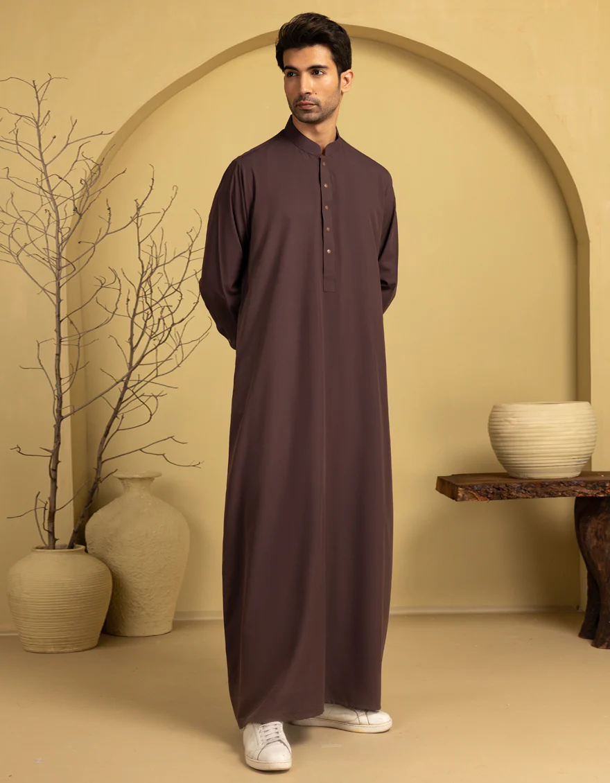 BROWN BLENDED JUBBA | JJ-JUBBA-33186/S25/JJ11040-PN