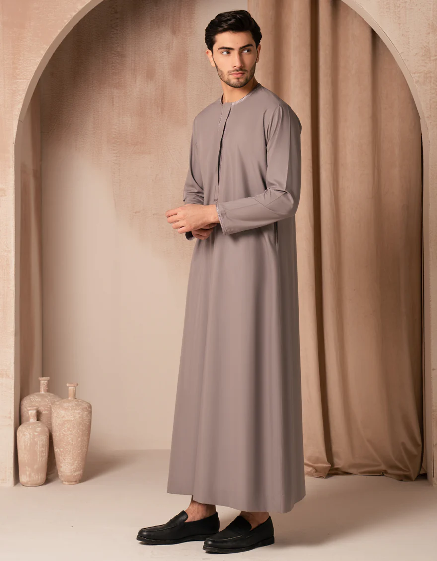 GREY BLENDED JUBBA | JJ-JUBBA-33433/S25/JJ10215-SF