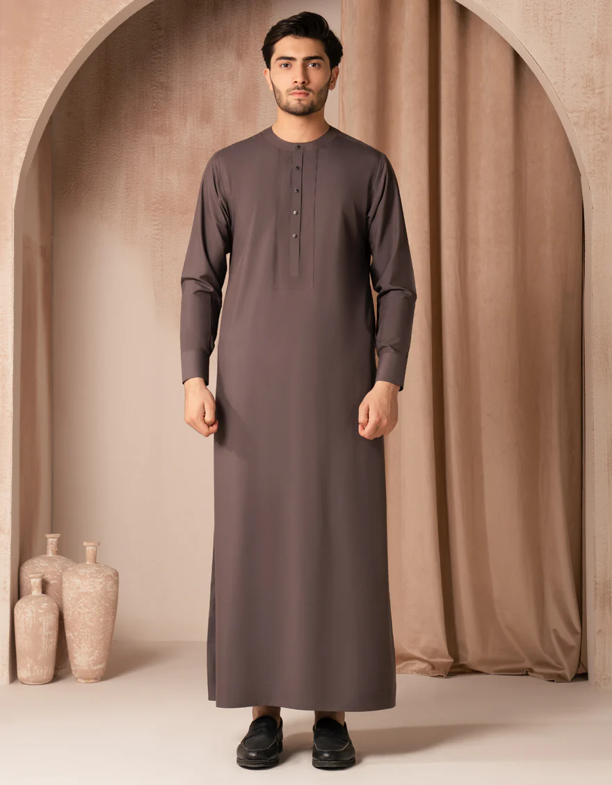 GREY BLENDED JUBBA | JJ-JUBBA-33437/S25/JJ10215-CL