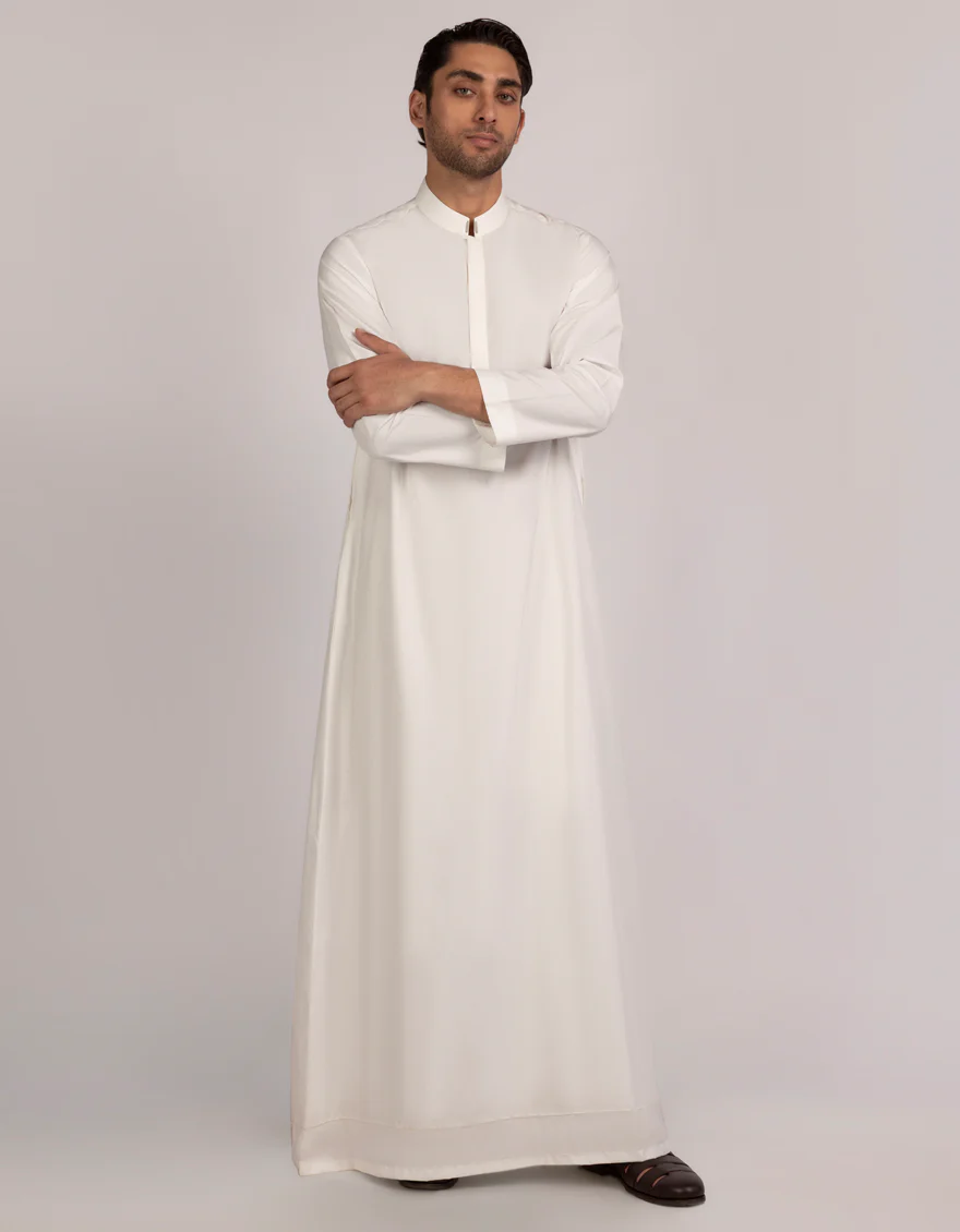 OFF WHITE BLENDED JUBBA | JJ-JUBBA-A-33682/S25/JJ10216-PN