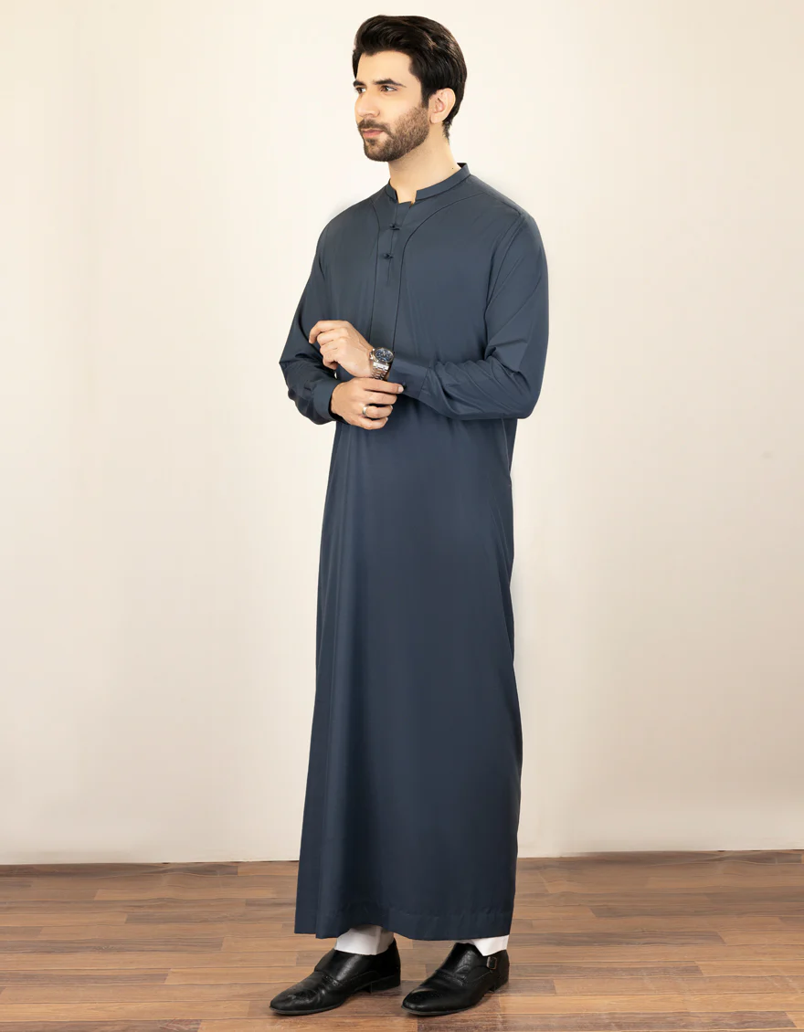 DARK GREY BLENDED JUBBA | JJ-JUBBA-US-44222/A23/JJ1017-CL