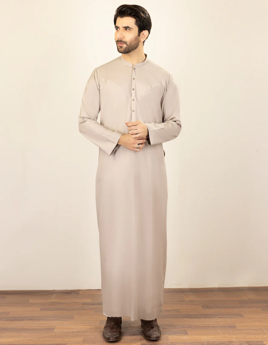 LIGHT BROWN BLENDED JUBBA | JJ-JUBBA-US-44224/A23/JJ1016-CL