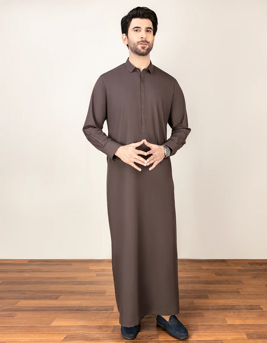 DARK BROWN BLENDED JUBBA | JJ-JUBBA-US-44266/A23/JJ1006-CL