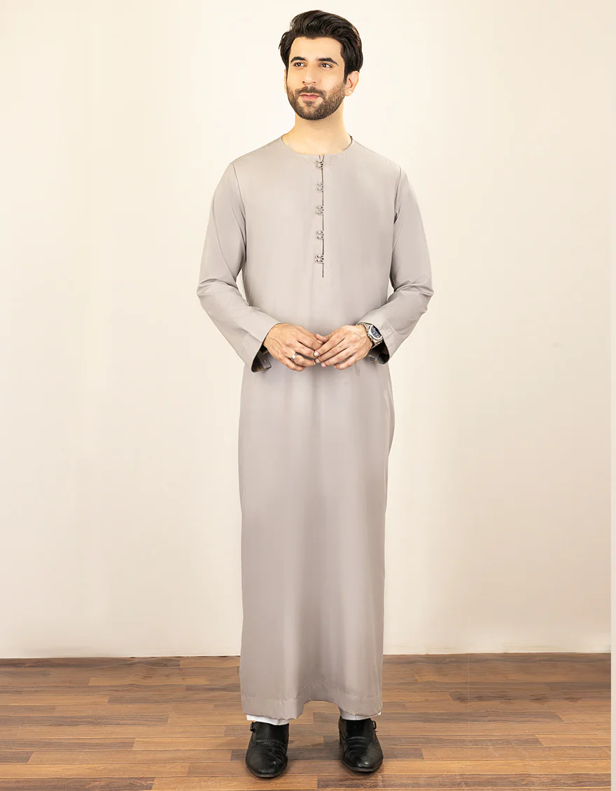 GREY BLENDED JUBBA | JJ-JUBBA-US-45171/A23/JJ1018-CL