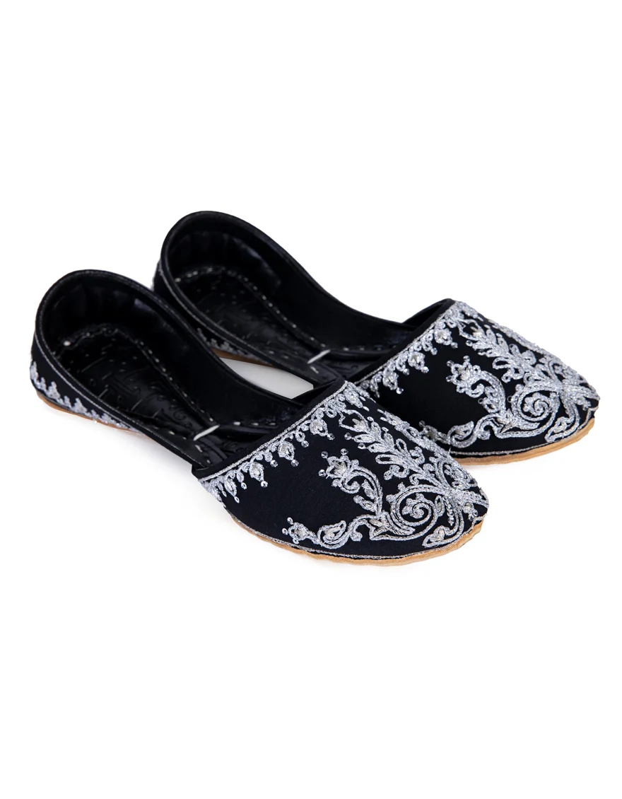BLACK SILK KHUSSA | JJ-LKH-24-329 FB/SYMPHONY-1