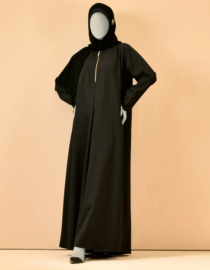 BLACK ABAYA | JJAB-22-003 FB/FUHUA