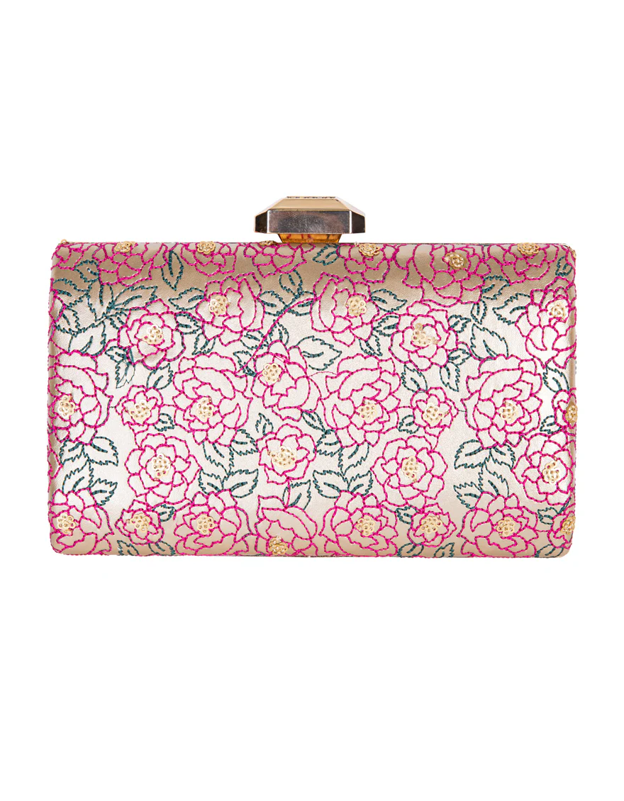 GOLD CANVAS HANDBAG | JJBL-24-072 FB/VENDOR