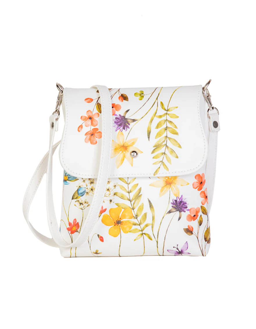 WHITE REXINE HANDBAG | JJBL-25-114 FB/VENDOR