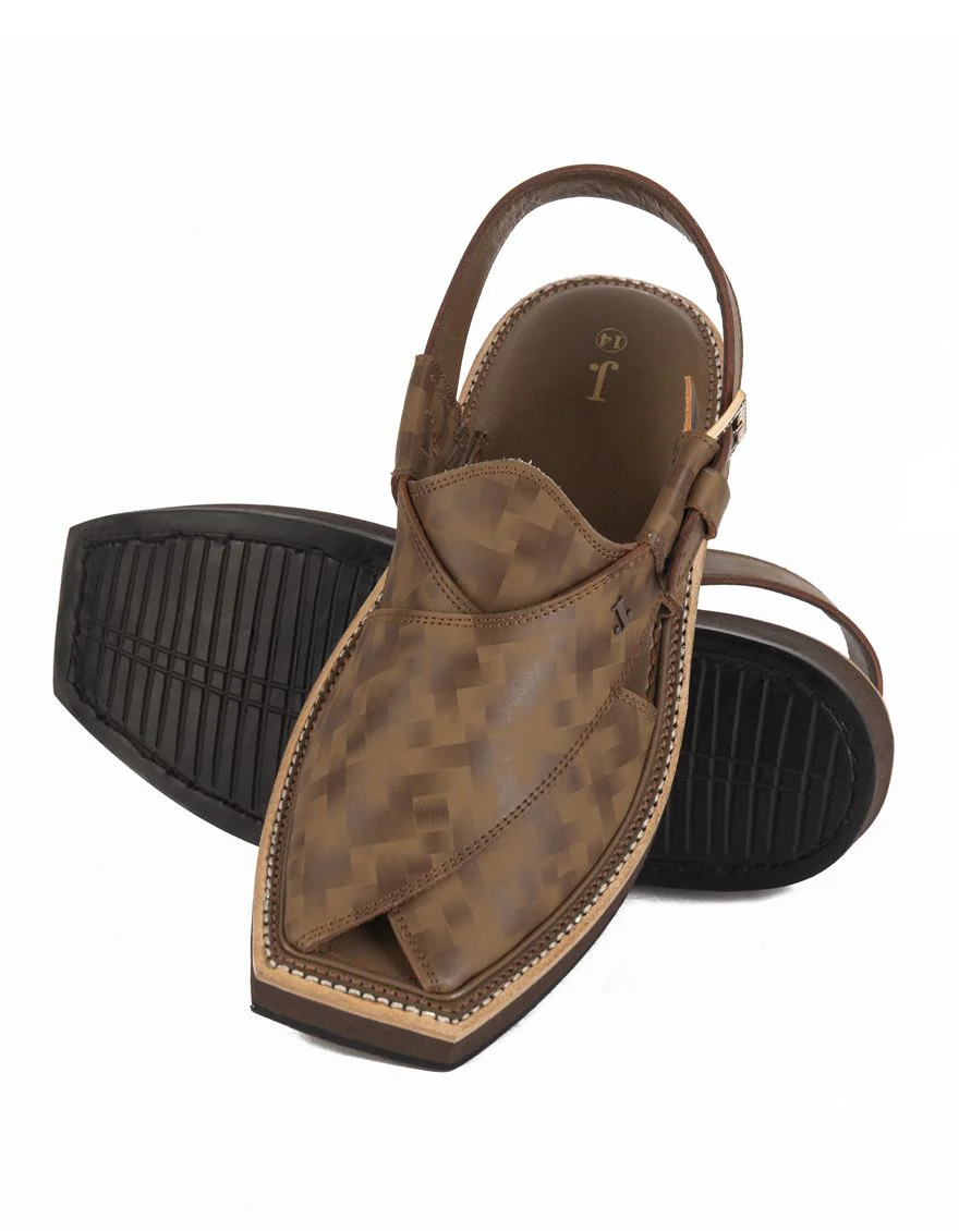 DULL BROWN PESHAWARI SANDALS | JJFW-JPC-US-036/S21-KC-ZA-PLN