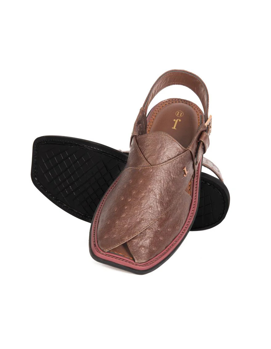 BROWN PESHAWARI SANDALS | JJFW-JPC-US-169/S21-AL-JJ6928