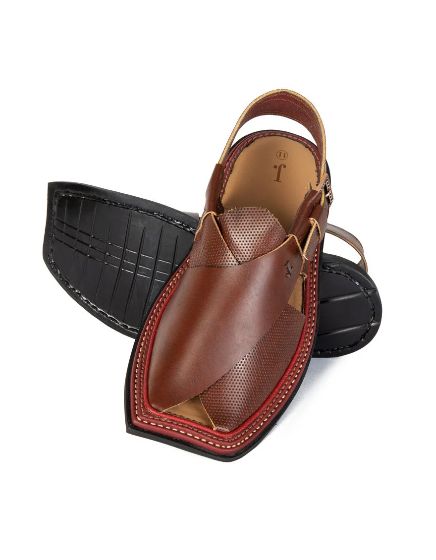 MAROON PESHAWARI SANDALS | JJFW-JPC-US-21288/S21-MI-TXT