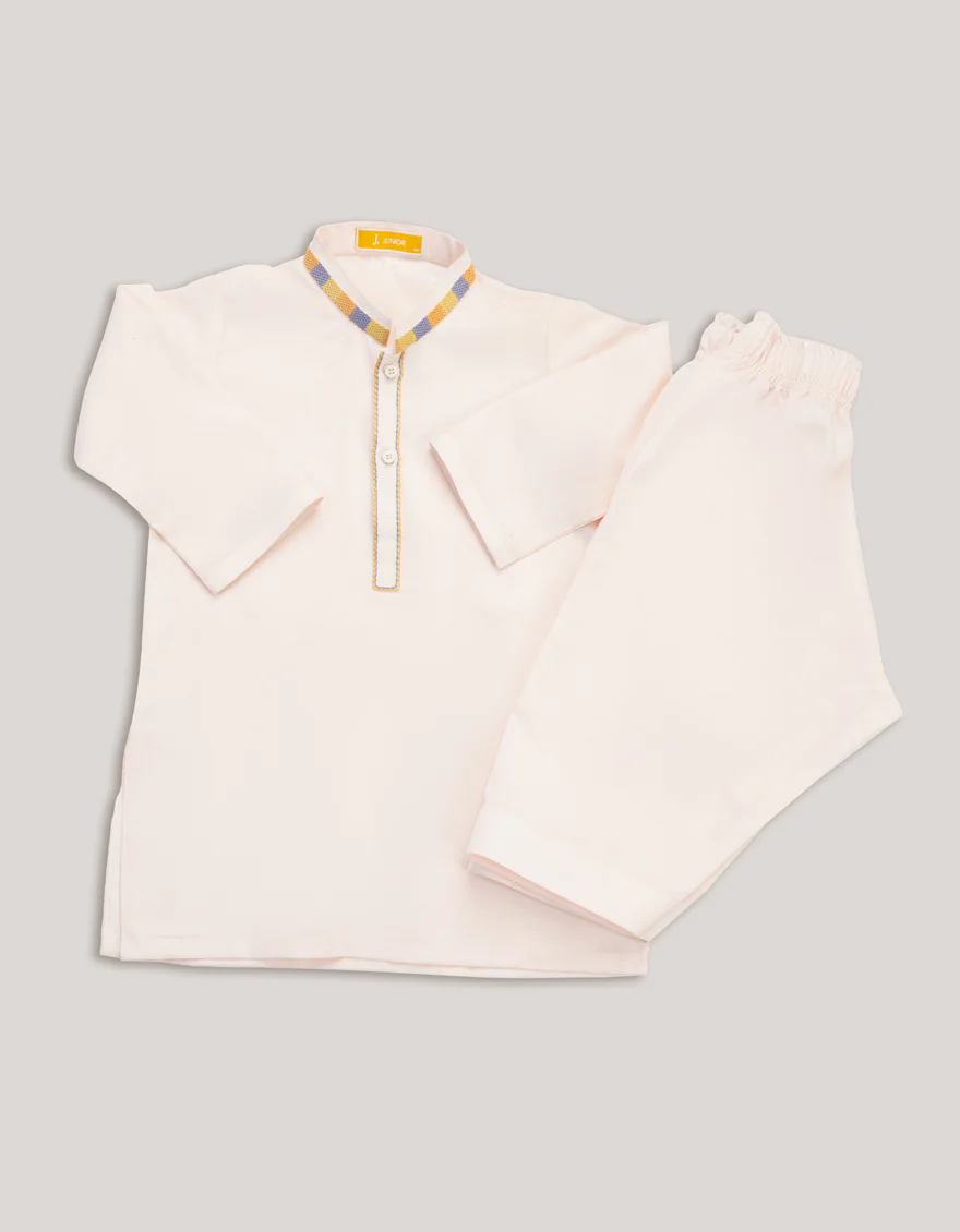 LIGHT PINK BLENDED KAMEEZ SHALWAR | JJIKS-A-50108/S25/JJ