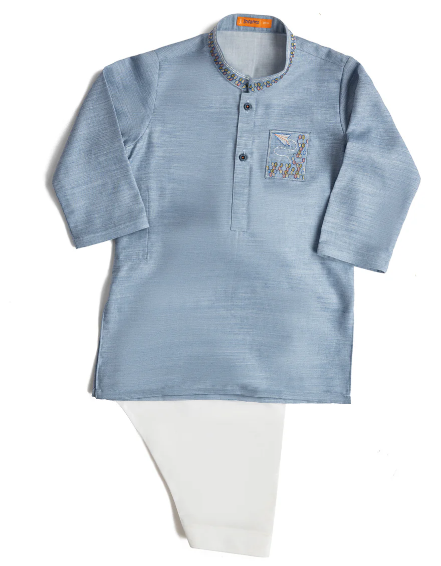 ICE BLUE BLENDED KAMEEZ SHALWAR | JJIKS-A-US-39326/S22/JJ7530-CL