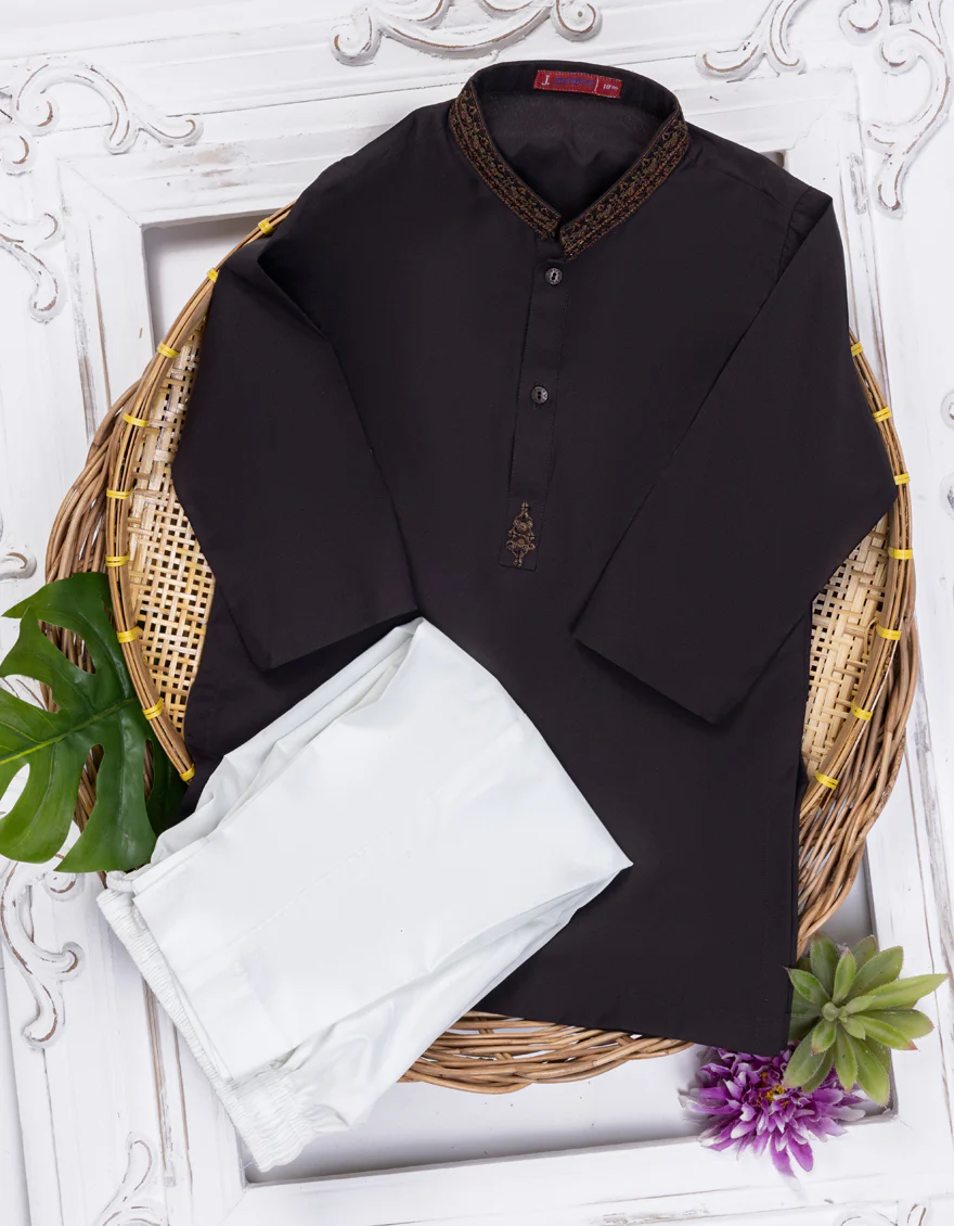 BROWN BLENDED SPECIAL KAMEEZ SHALWAR | JJIKS-SP-45472/S24/JJ9286-FL