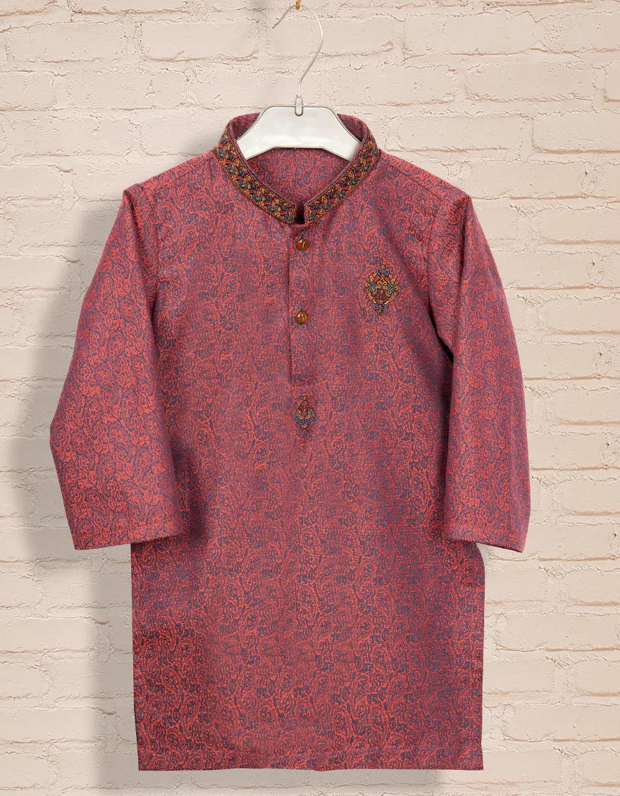 CARROT RED COTTON SPECIAL KAMEEZ SHALWAR | JJIKS-SP-US-35872/S22/JJ6486-FL