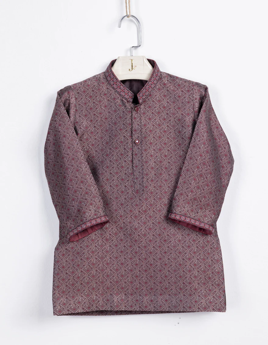 MAROON JAMAWAR SPECIAL KAMEEZ SHALWAR | JJIKS-SP-US-41257/S23/JJ8204-SF