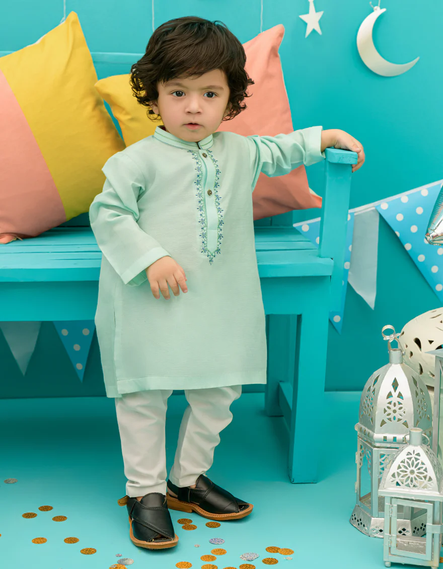 AQUA GREEN SPECIAL KAMEEZ SHALWAR | JJIKS-SP-US-45135/A23/JJ8441-FL