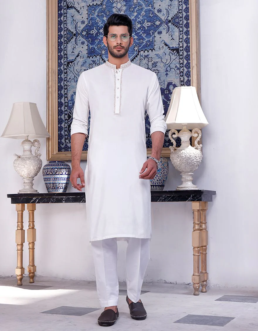 OFF WHITE SPECIAL KURTA | JJK-A-SP-US-33174/S20/JJ7080