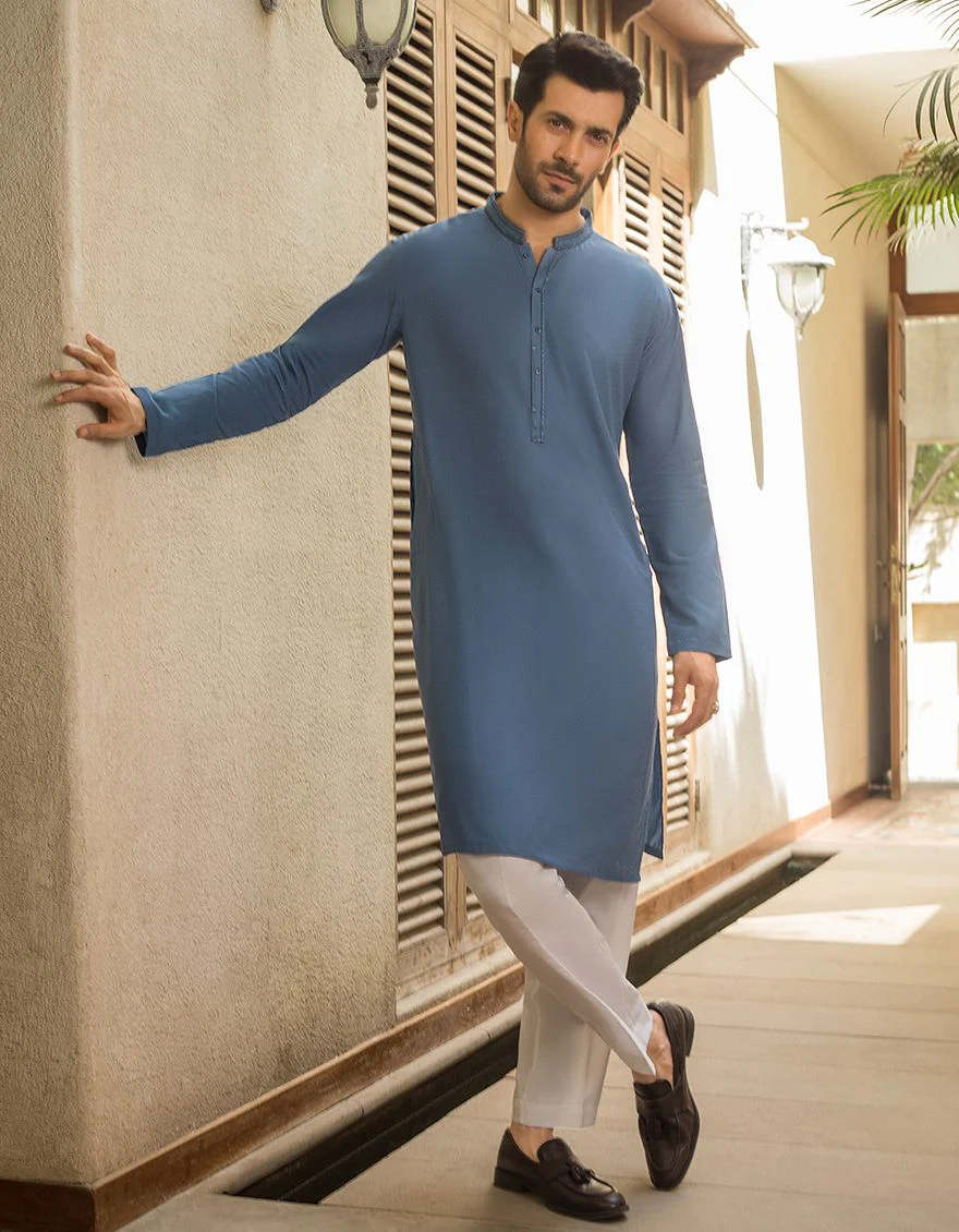 POWDER BLUE KURTA | JJK-A-US-31116/S21/JJ6961-CL