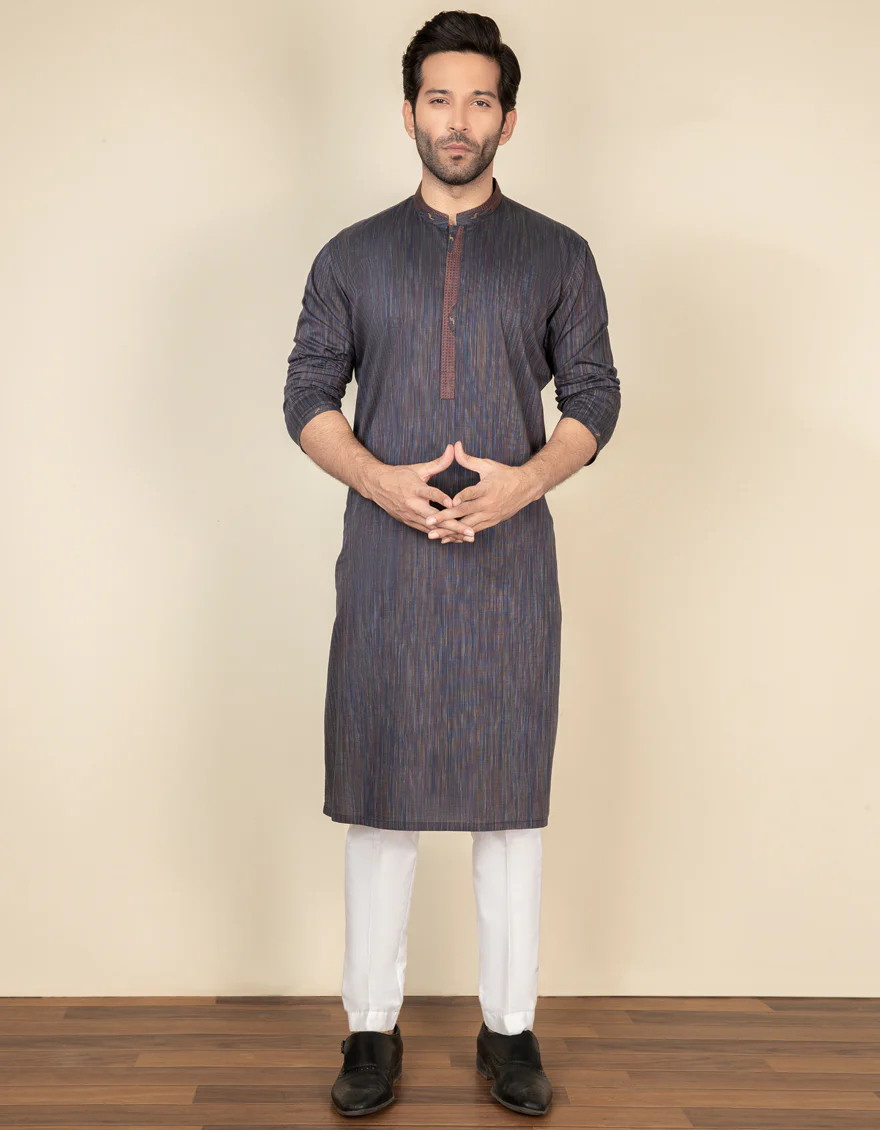 MULTI GREY COTTON KURTA | JJK-A-US-32565/S22/JJ7116-CL