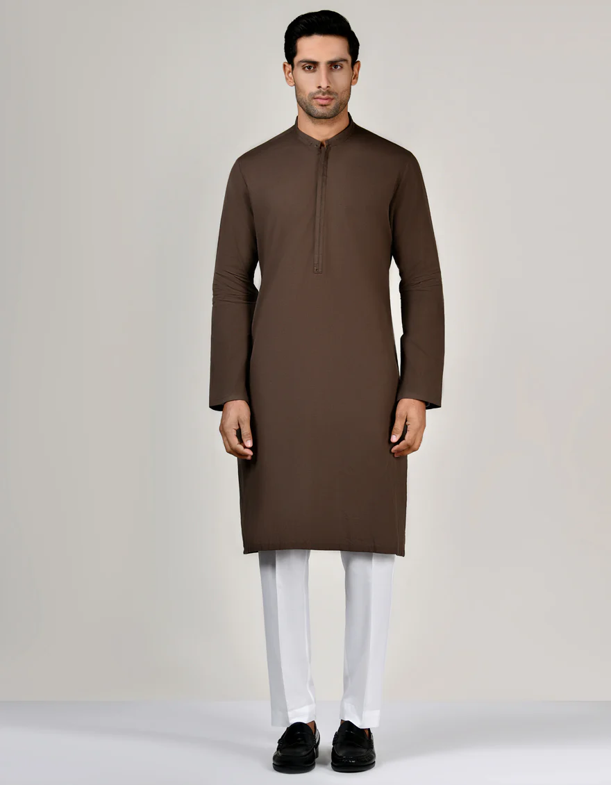COFFEE BROWN KURTA | JJK-A-US-32829/S23/DME3201-CL