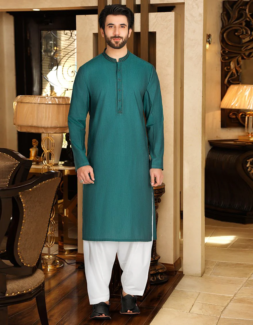 GREEN KURTA | JJK-A-US-33282/S20/JJ6577