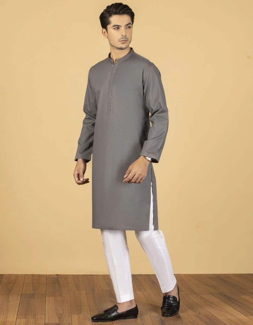 GREY KURTA | JJK-A-US-34124/W21/JJ7035-SF