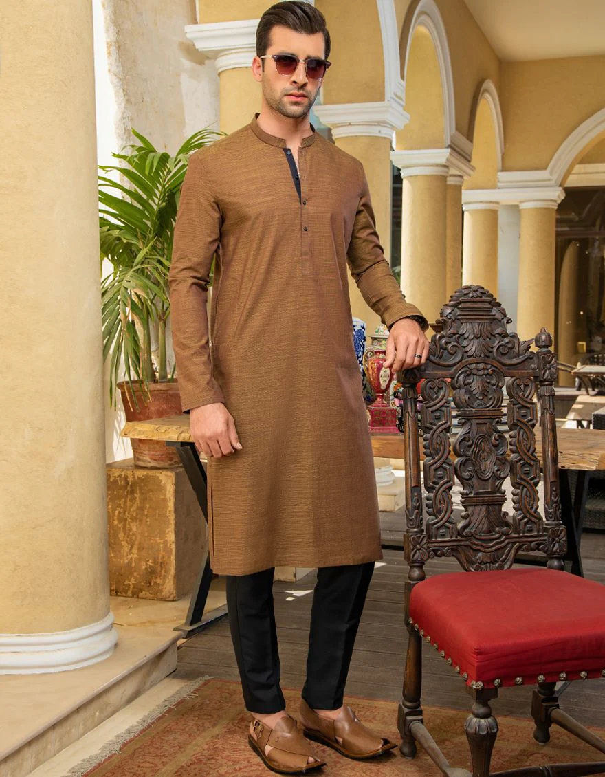 TWOTONE RUST KURTA | JJK-A-US-36770/S21/JJ7112