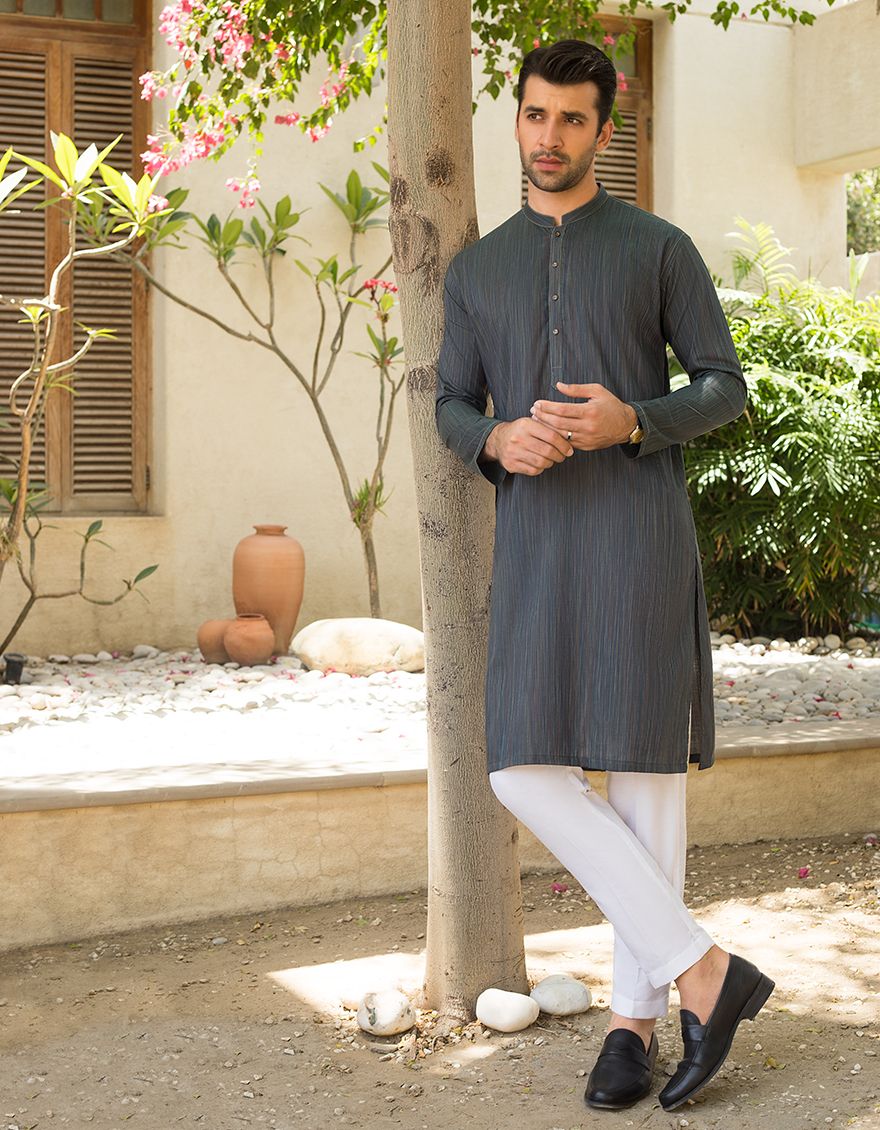 PEACOCK GREEN KURTA | JJK-A-US-36798/S21/JJ7116-PN