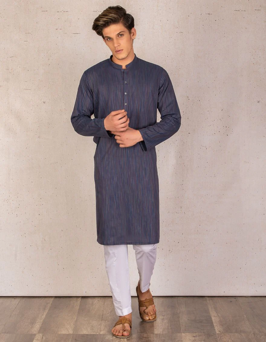 PIGEON BLUE KURTA | JJK-A-US-36800/S21/JJ7116-PN