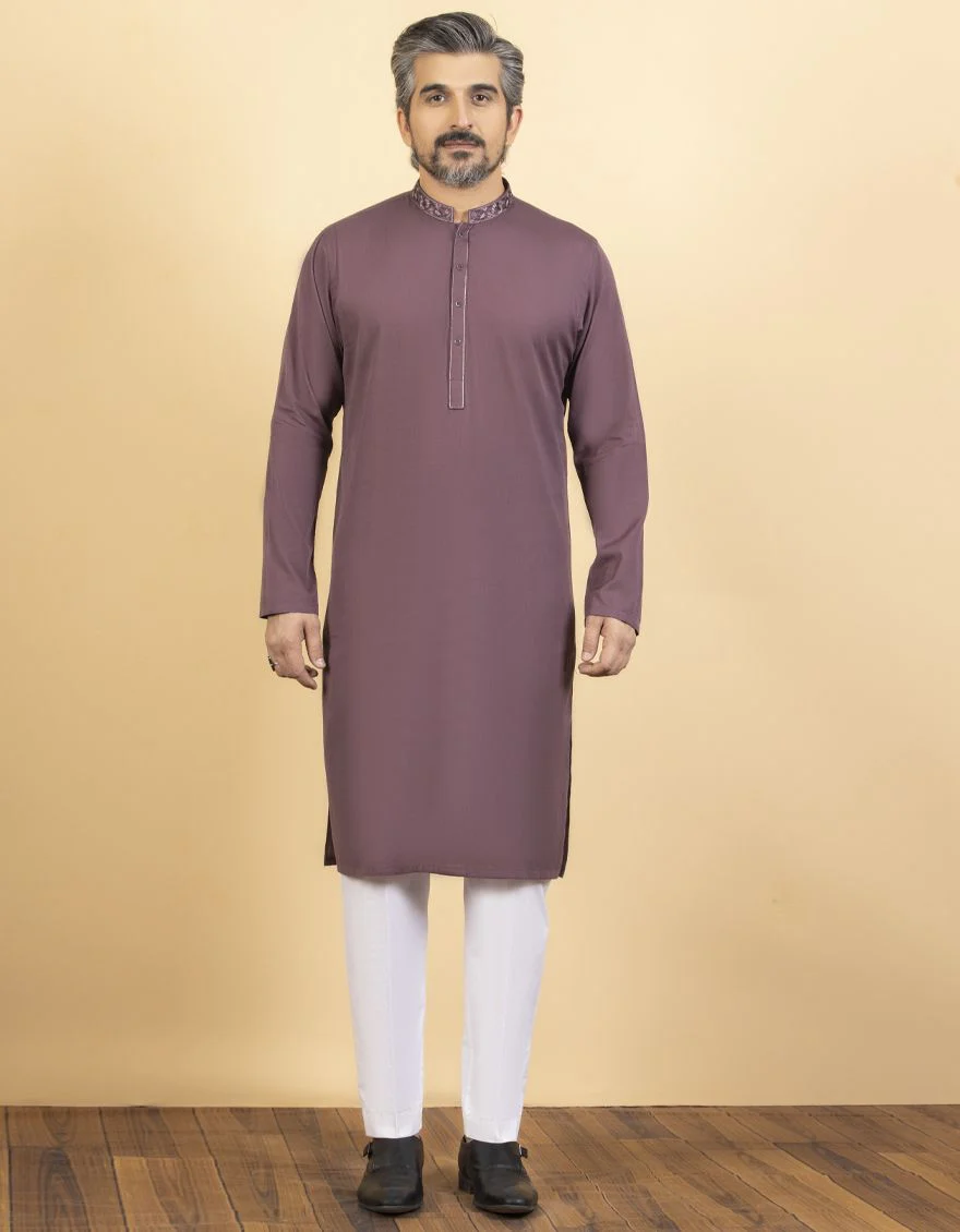 DULL PEACH KURTA | JJK-A-US-37549/S21/DMR3147-SF