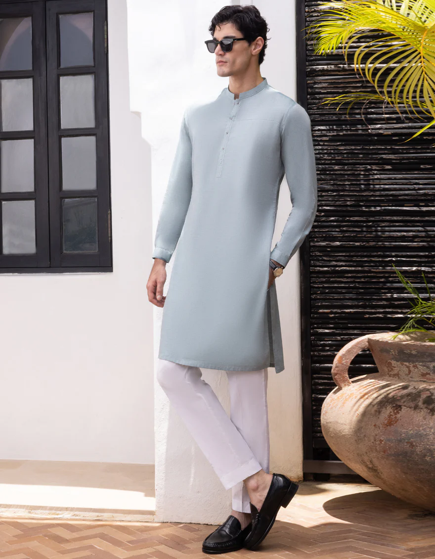 LIGHT GREEN COTTON KURTA | JJK-A-US-37661/S22/JJ8605-CL
