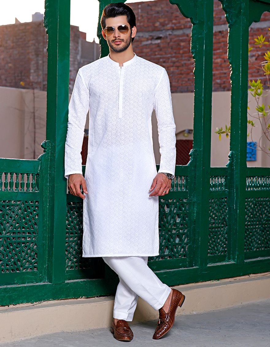 WHITE KURTA | JJK-A-US-42104-A/S21/JJ7247 - Image 2