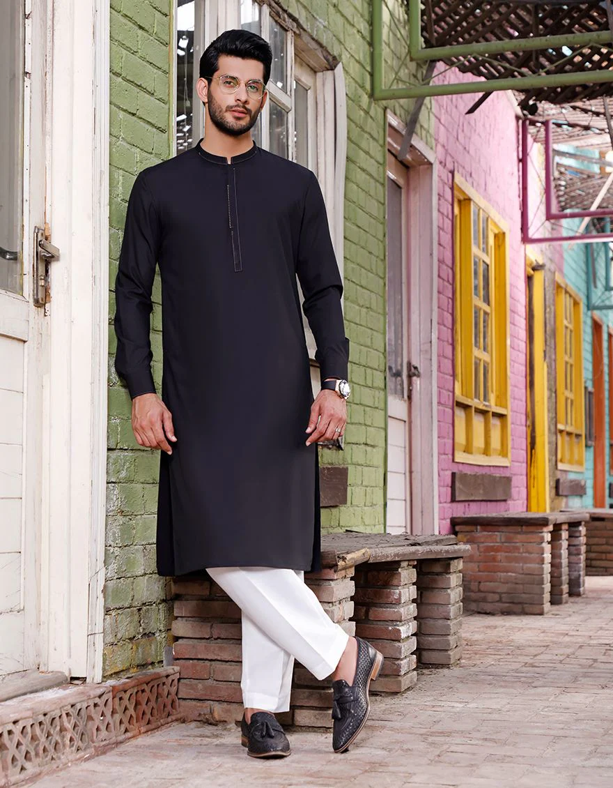 BLACK KURTA | JJK-A-US-42153/S21/JJ7356-CL