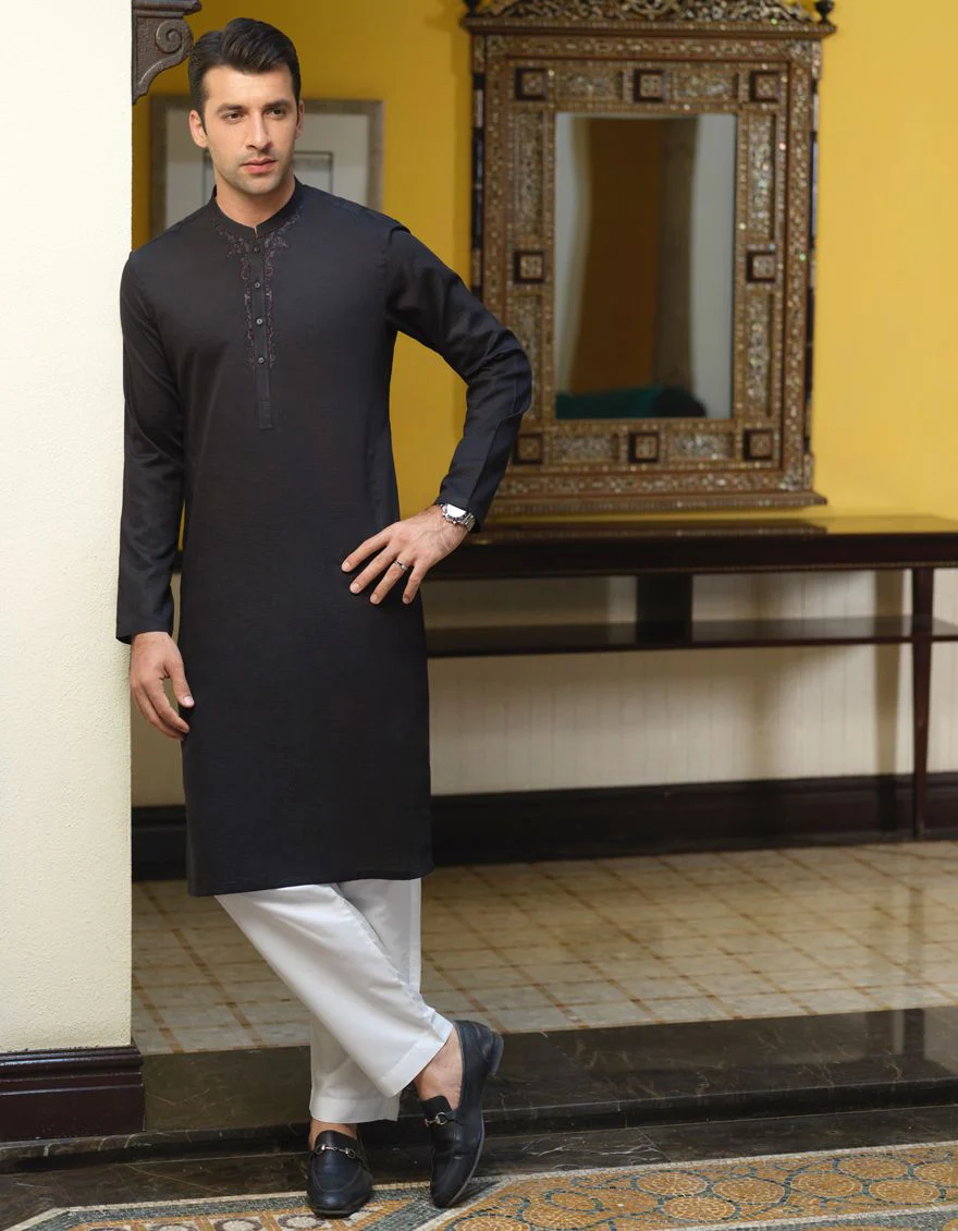 BLACK KURTA | JJK-A-US-42287/S21/JJ6975-SF