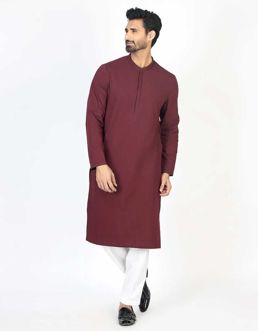 MAROON KURTA | JJK-A-US-42354/S21/JJ7419-CL