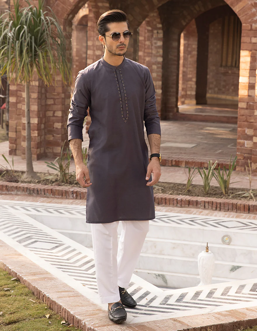 PURPLE BLENDED KURTA | JJK-A-US-44044/S22/JJ8162-SF