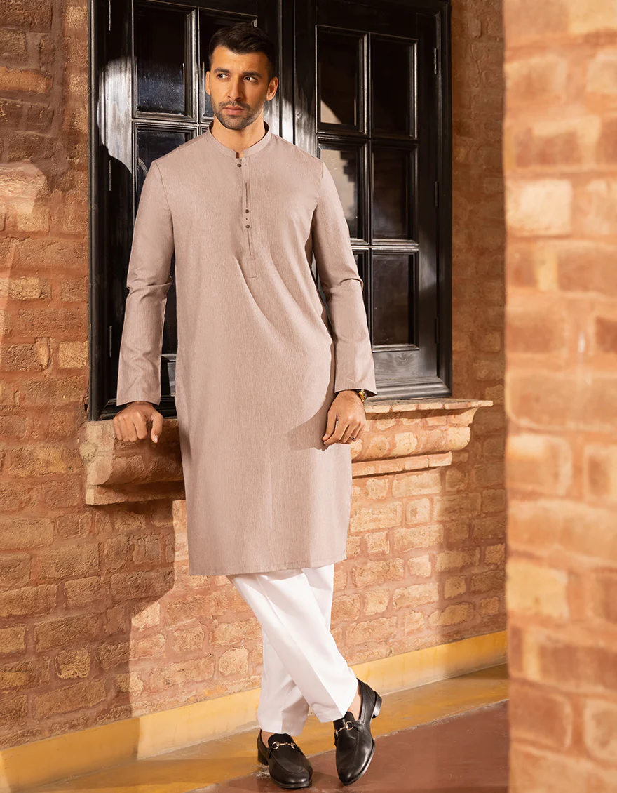 LIGHT MAUVE VISCOSE KURTA | JJK-A-US-44045/S22/JJ8163-CL