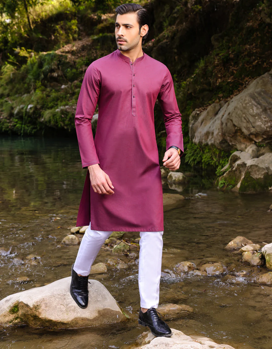 RED COTTON KURTA | JJK-A-US-47092/S23/JJ8918-PN