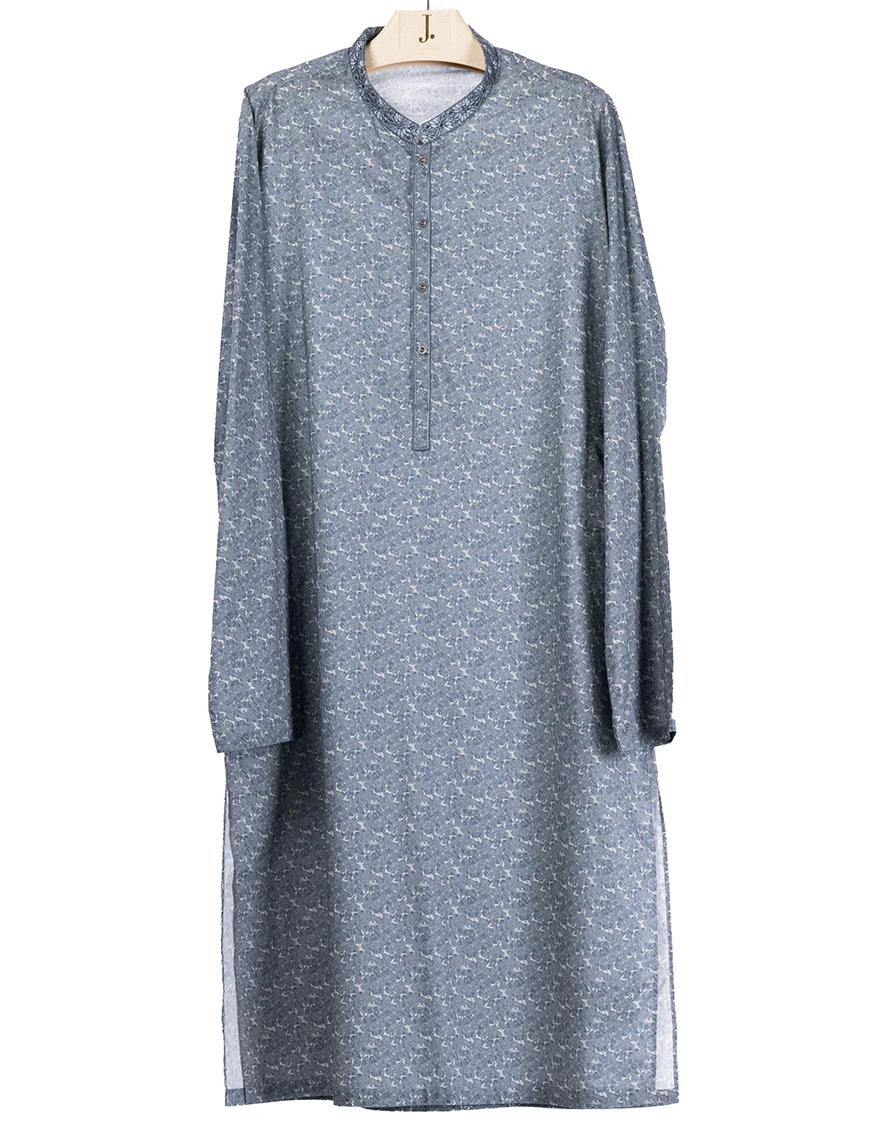 GREY COTTON KURTA | JJK-S-47261/S24/JJ9212-SF