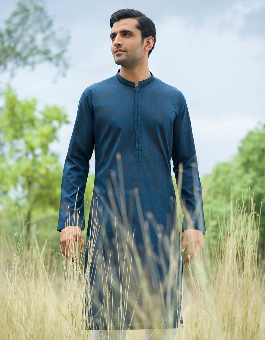 D BLUE KURTA | JJK-S-US-31182/S21/JJ7210-SF